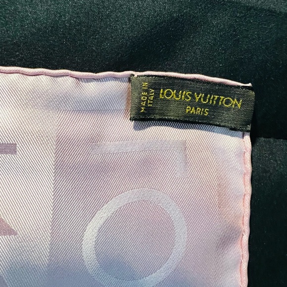 Vintage Louis Vuitton Silk Monogram Square - Picture 2 of 4
